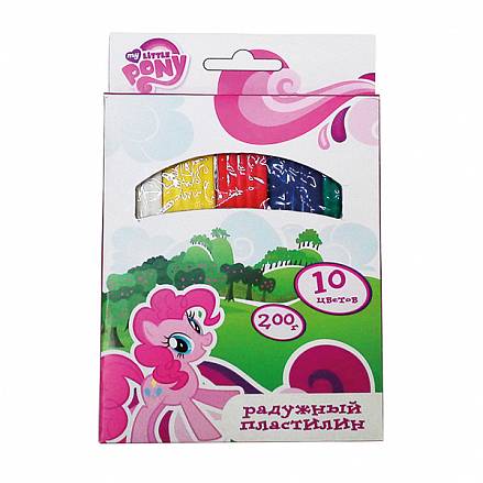 Классический восковый пластилин «My Little Pony», 10 цветов 